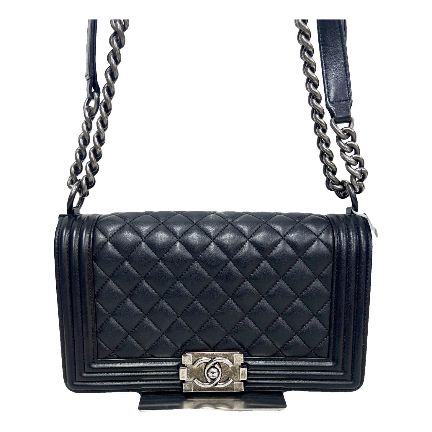 Boy leather crossbody bag