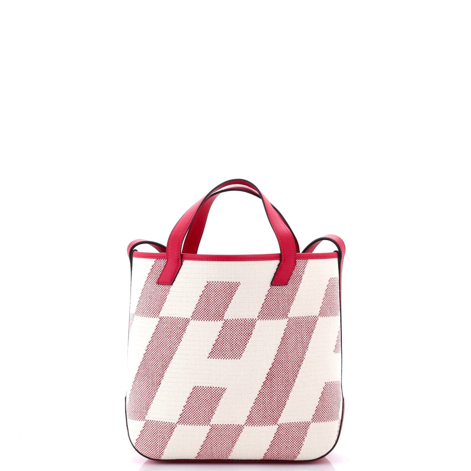 Hermes Cabas H en Biais Tote Canvas with Leather 27