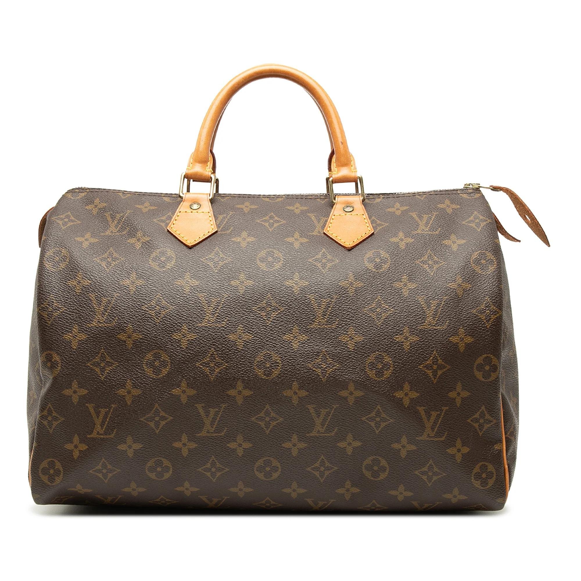 Speedy leather bag