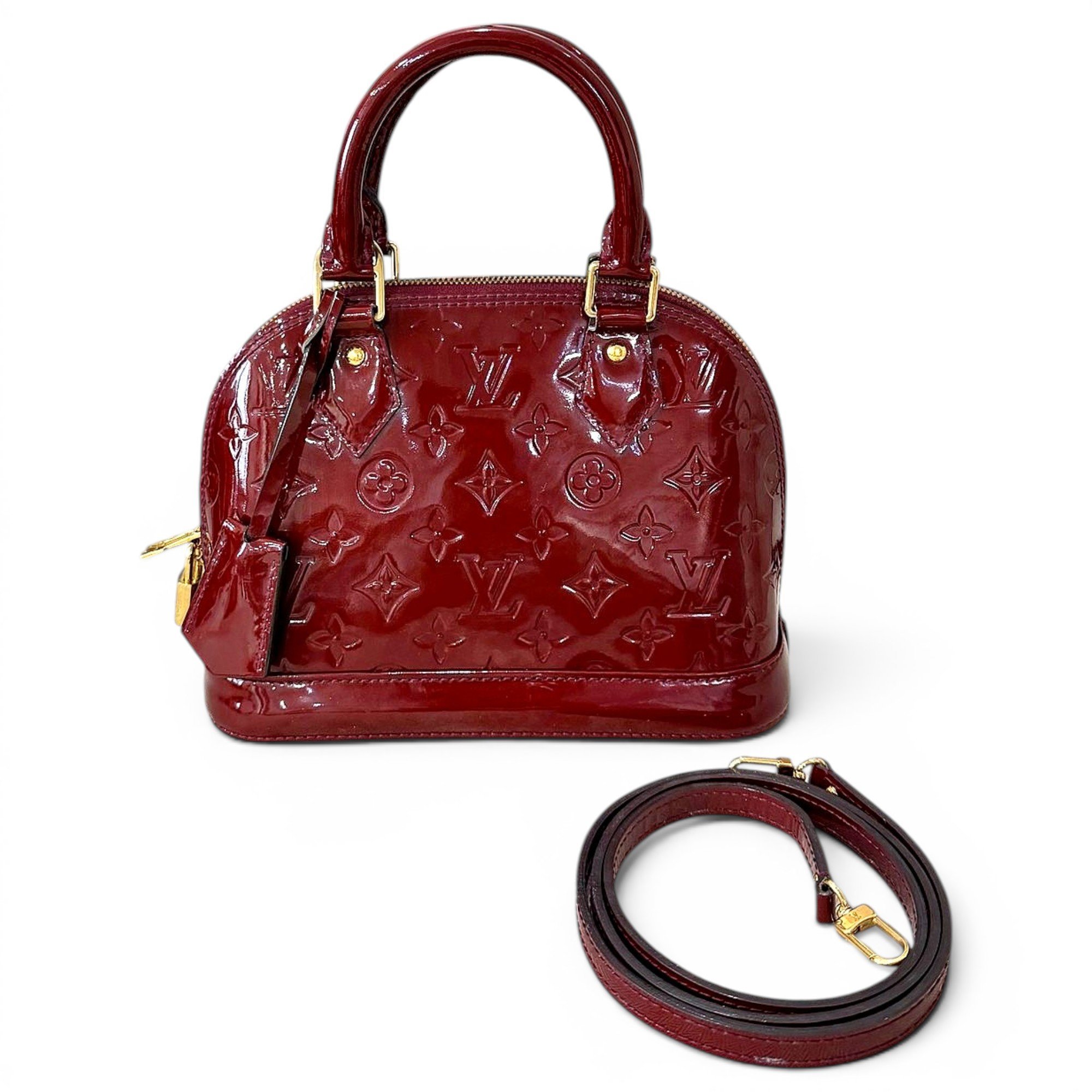 Alma BB patent leather handbag