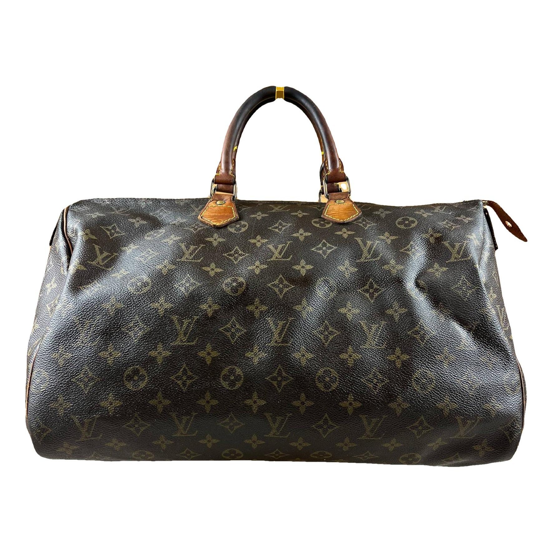 Speedy leather handbag