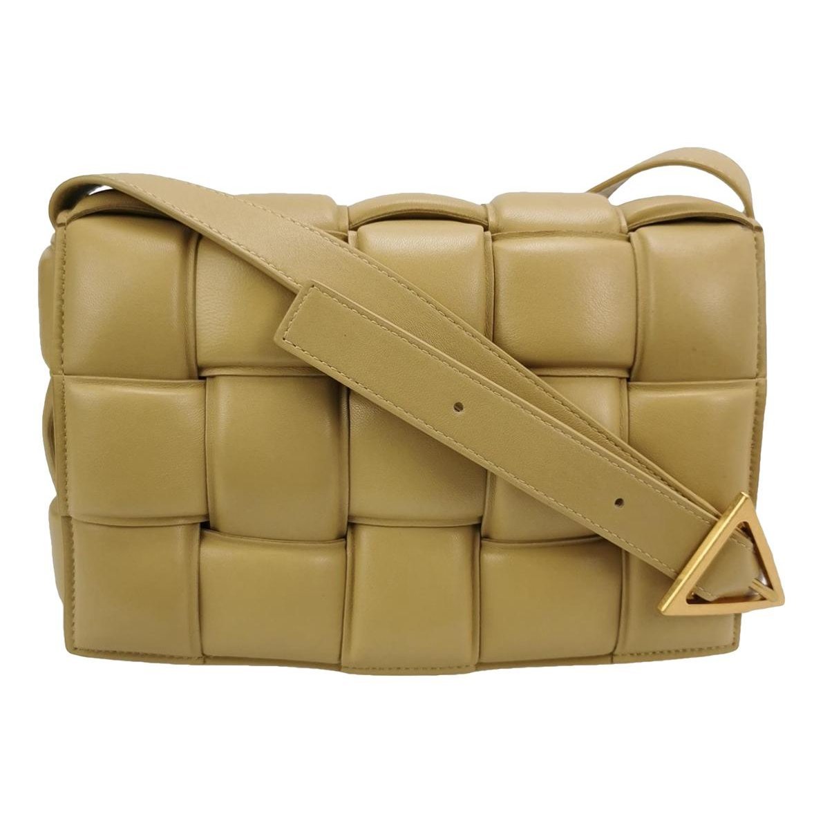 Cassette leather handbag
