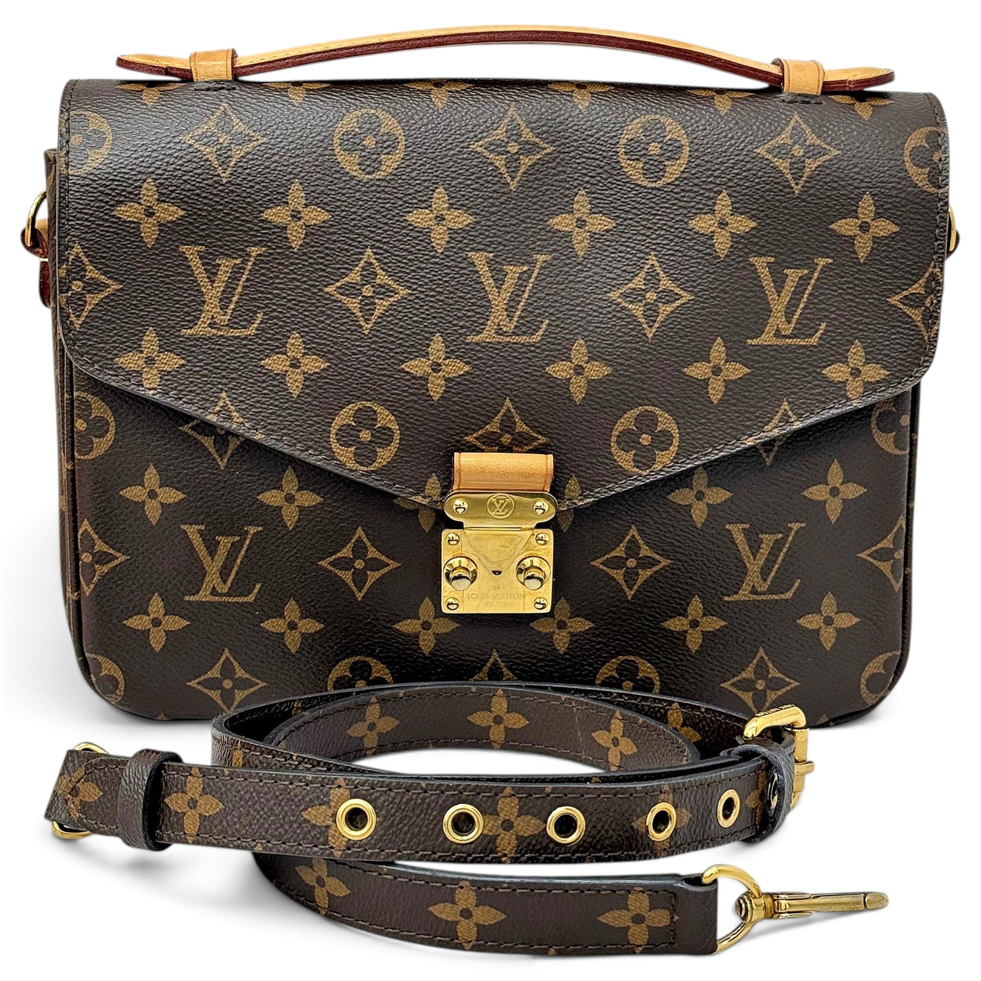 Metis leather handbag