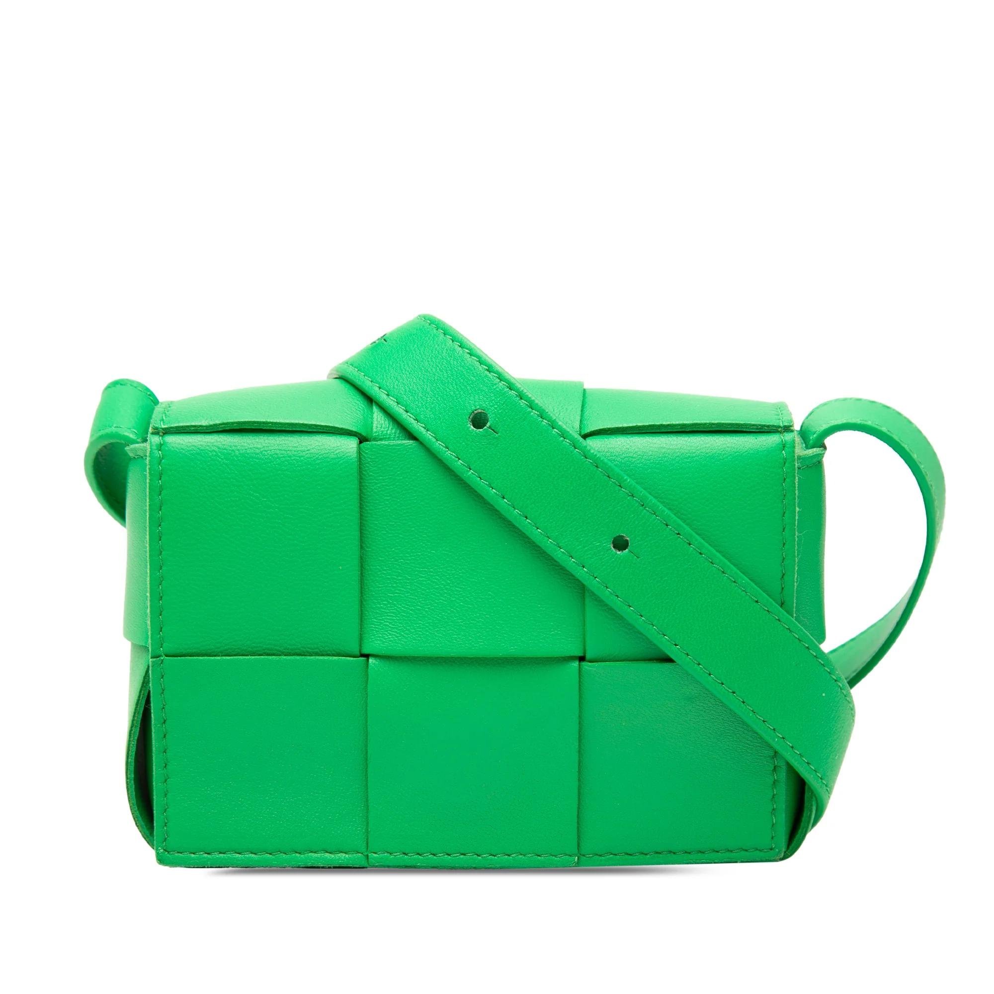 Cassette leather crossbody bag