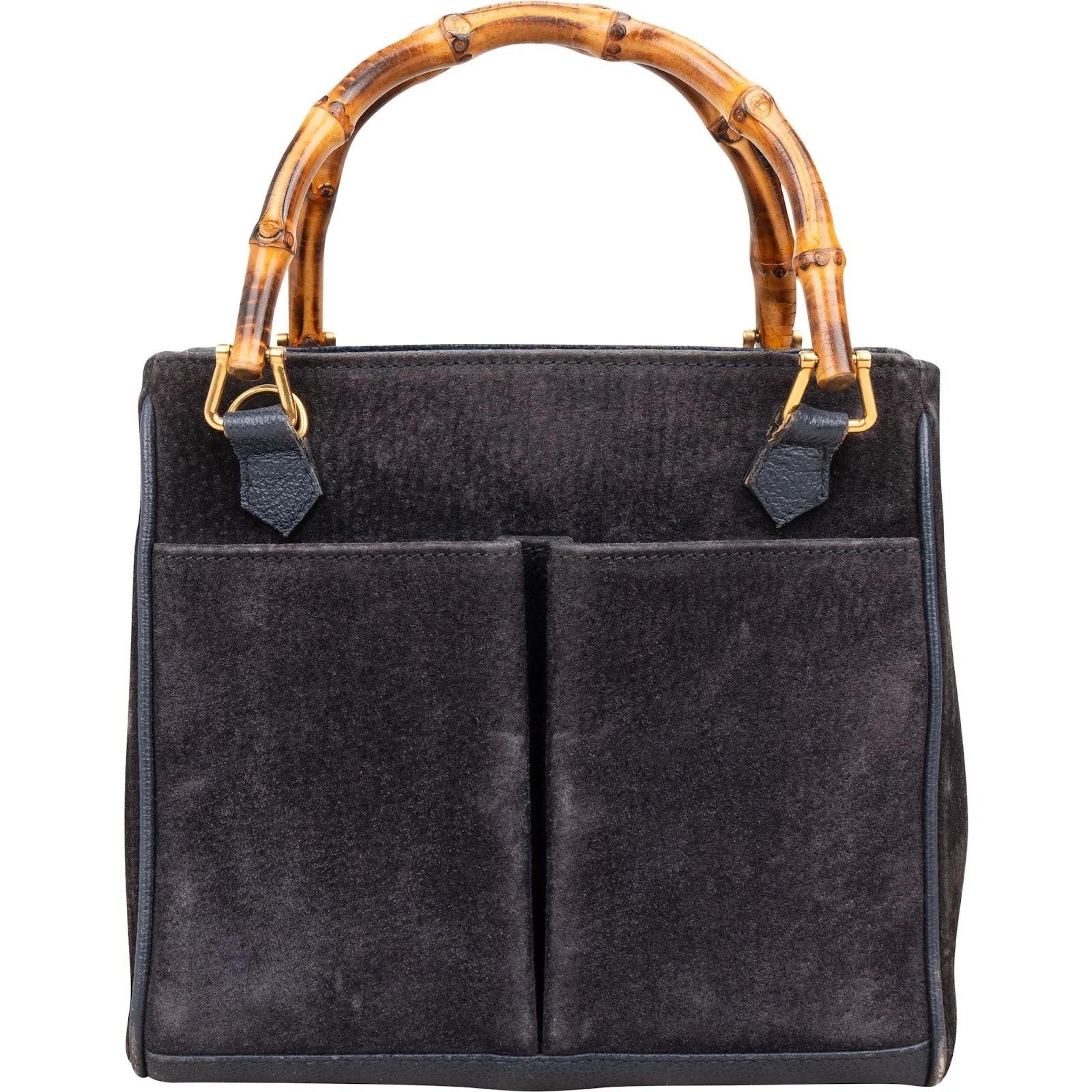 Bamboo Top Handle handbag