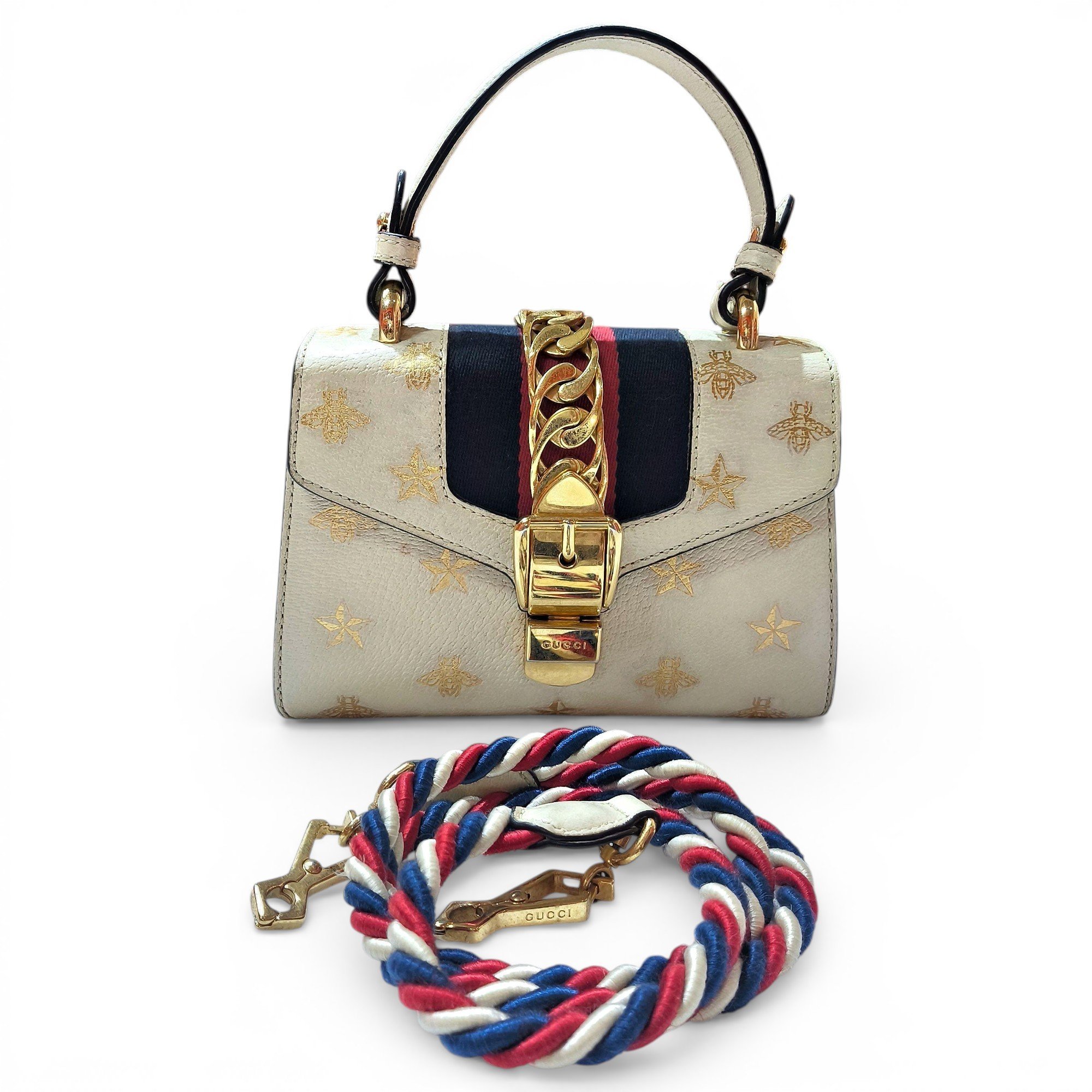 Sylvie Top Handle leather handbag