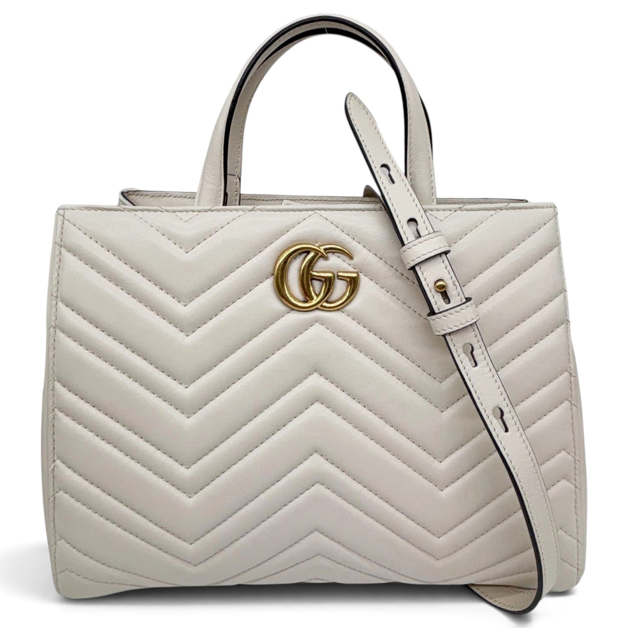 GG Marmont Accordion leather handbag