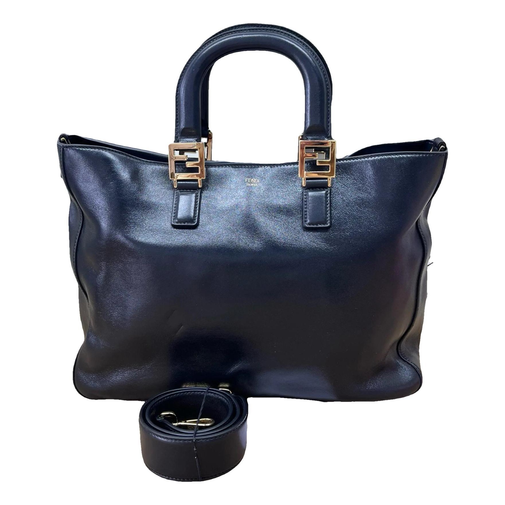 Forever Bauletto leather handbag