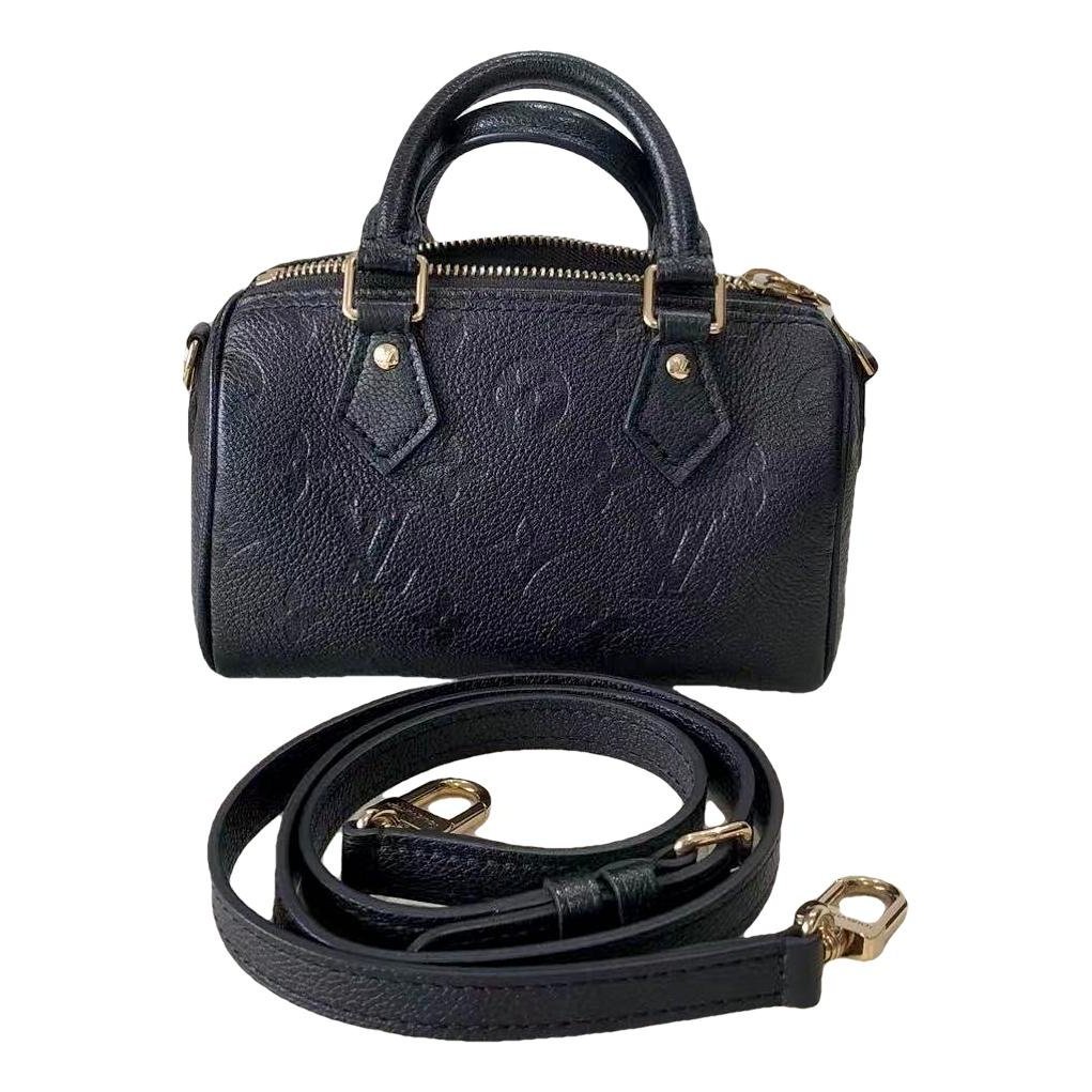 Nano Speedy / Mini HL leather handbag