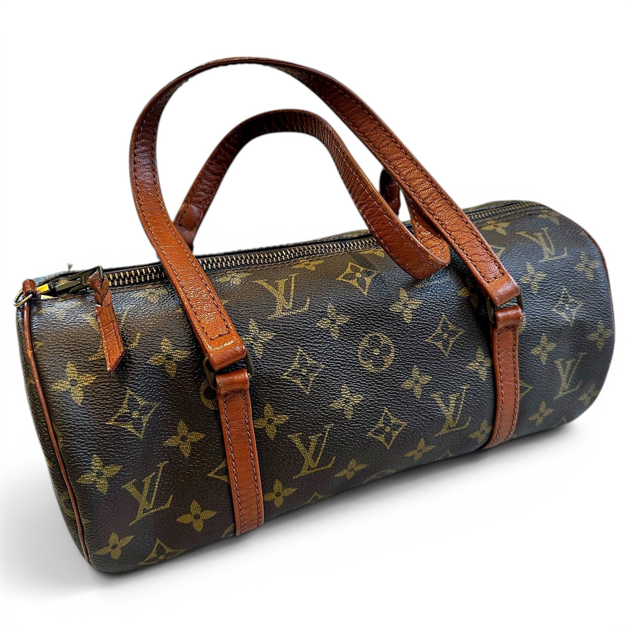 Papillon leather handbag