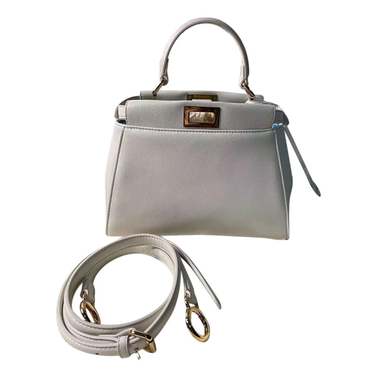 Peekaboo leather handbag