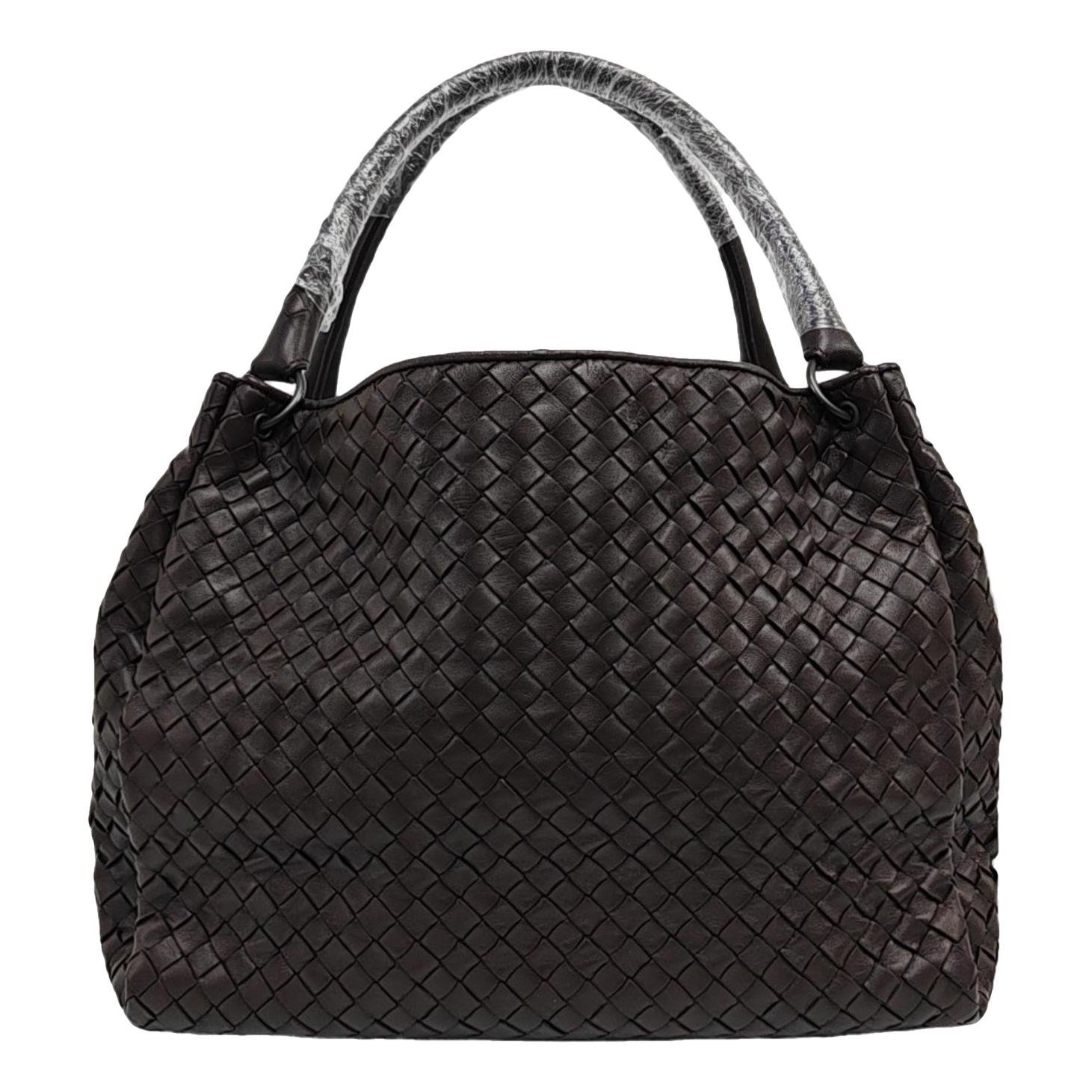 Parachute leather handbag