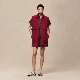 Gilet court motif « Chaîne d'Ancre »