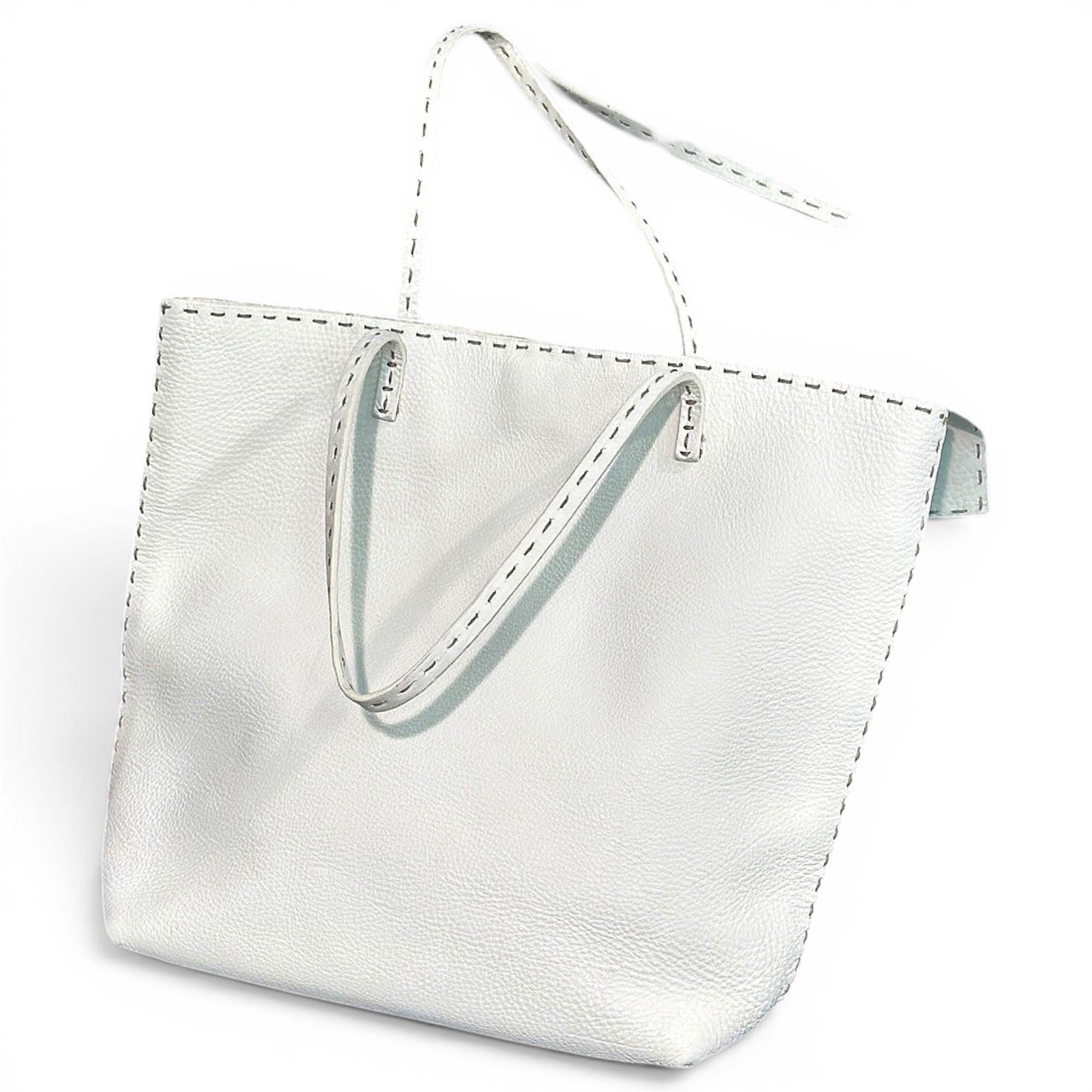 Leather tote