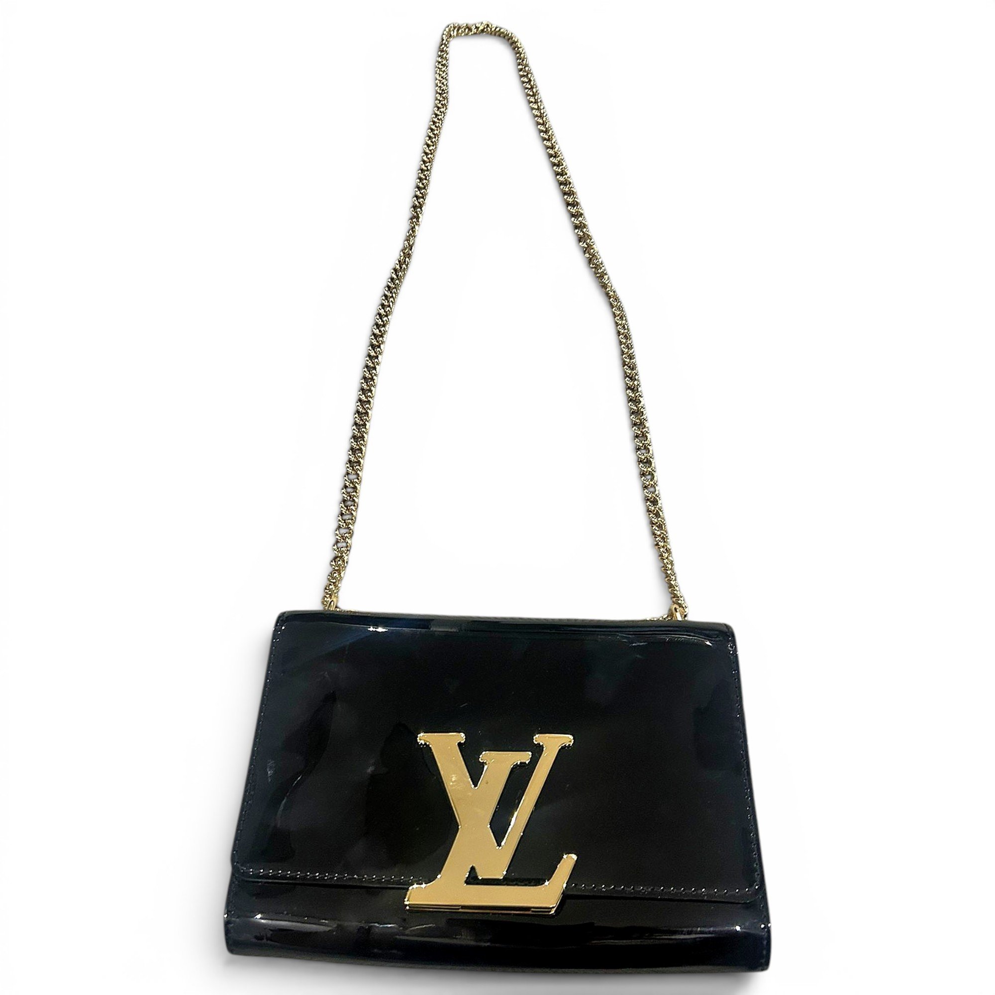 Louise patent leather crossbody bag