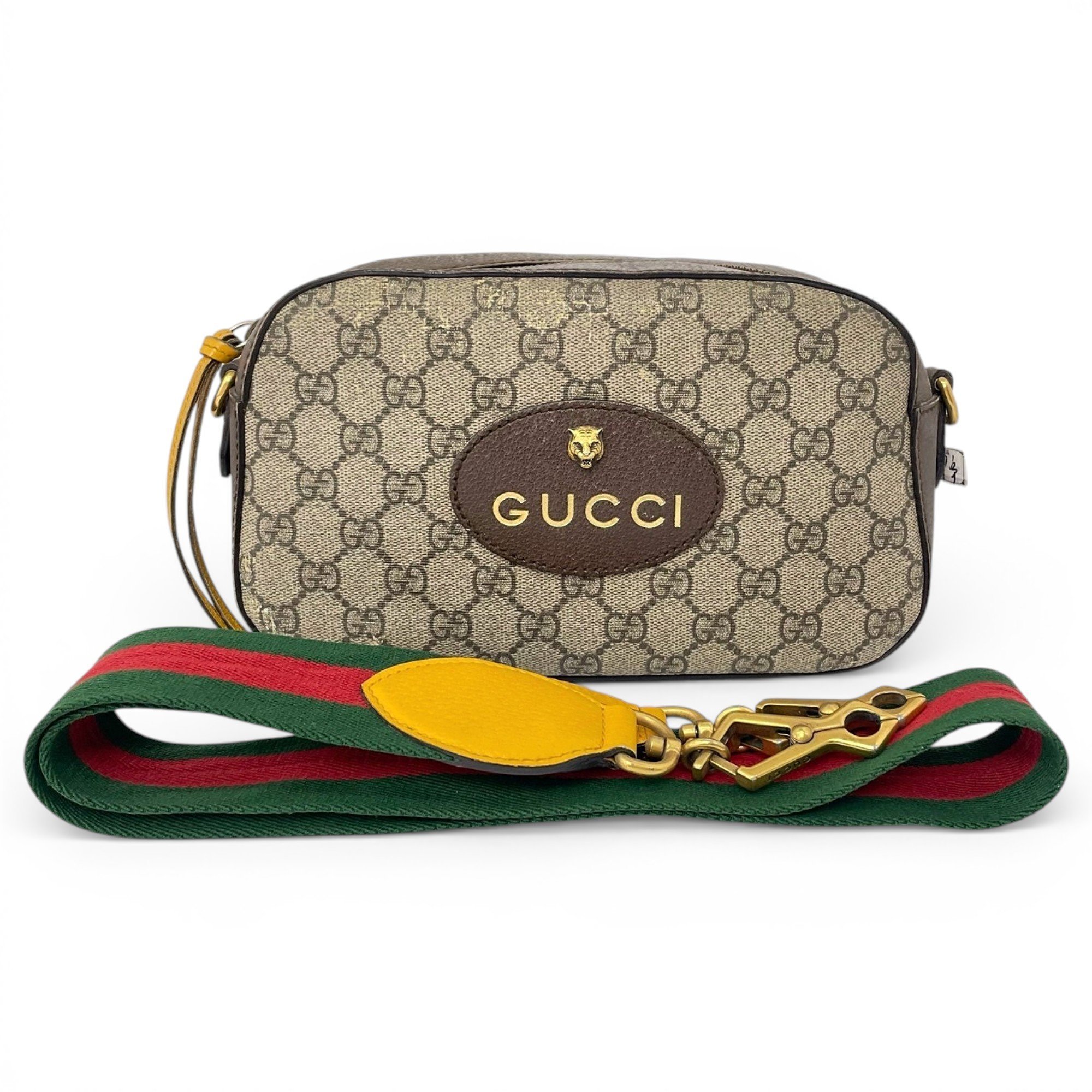 Ophidia leather crossbody bag