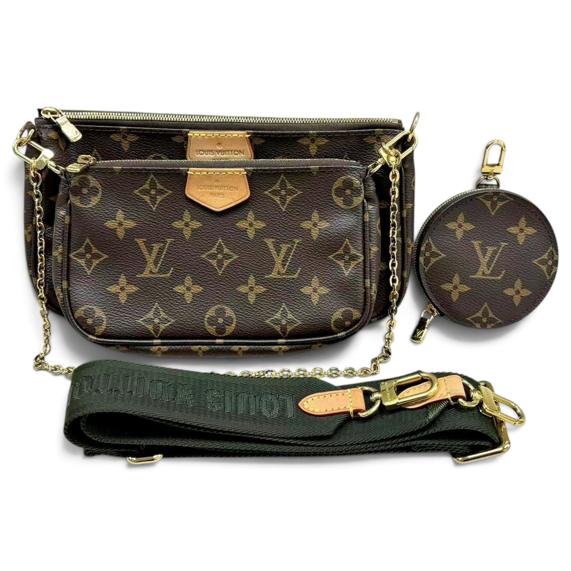 Multi Pochette Accessoires leather crossbody bag