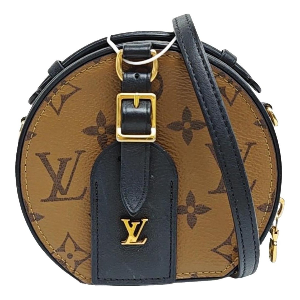 Micro boite chapeau leather handbag