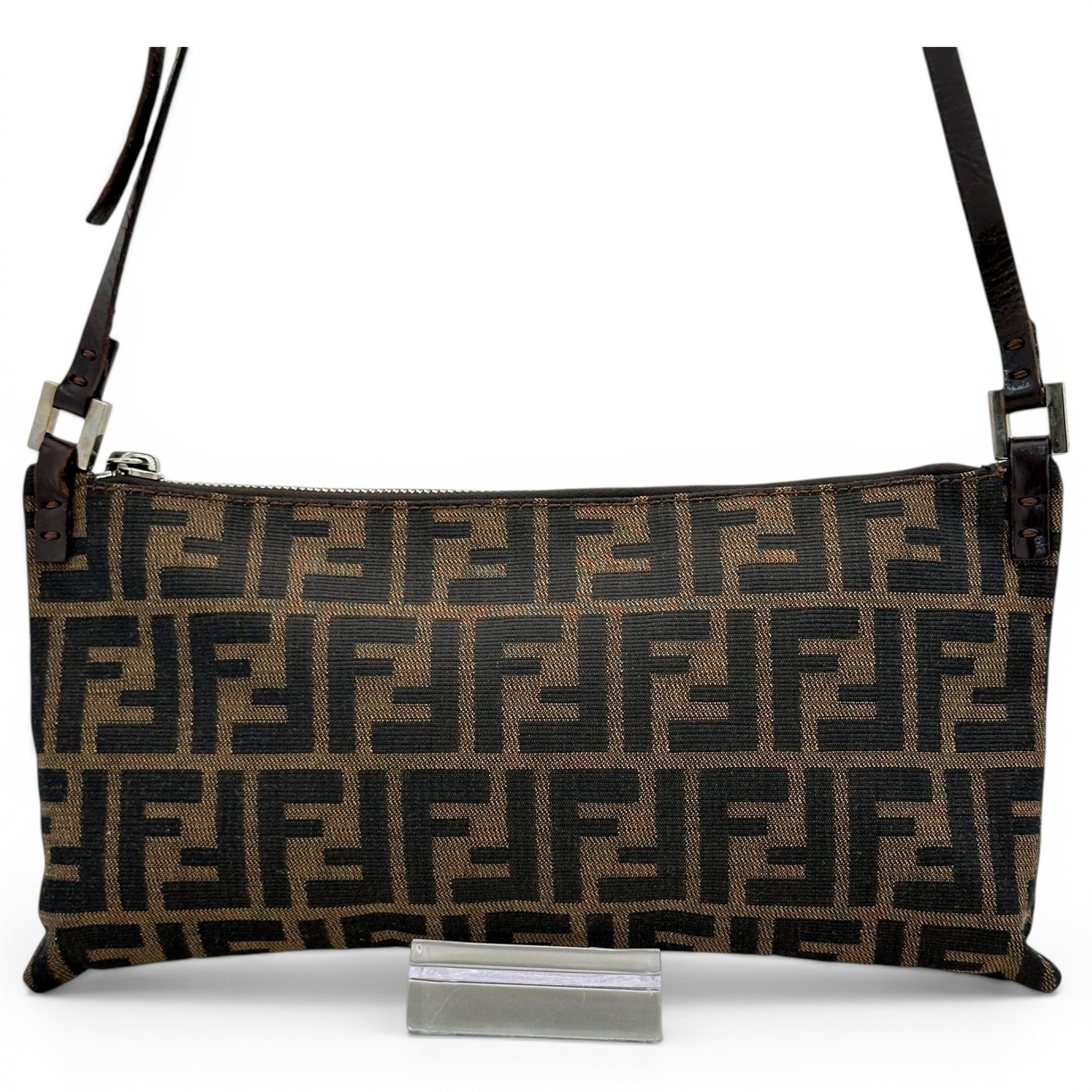 Fendi FF leather handbag