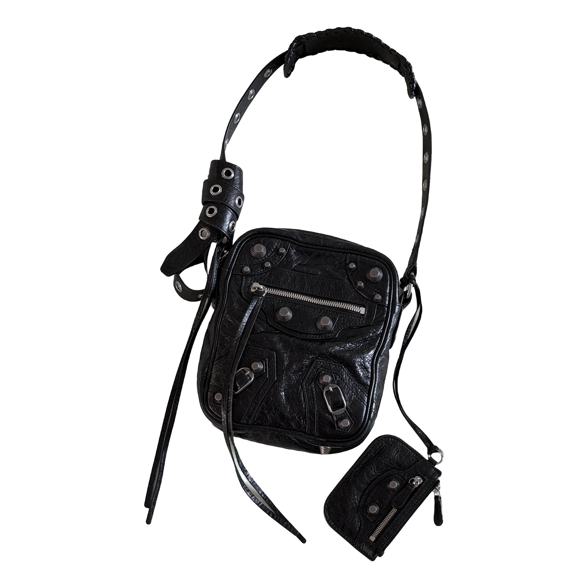 Balenciaga Cagole Sling leather crossbody bag