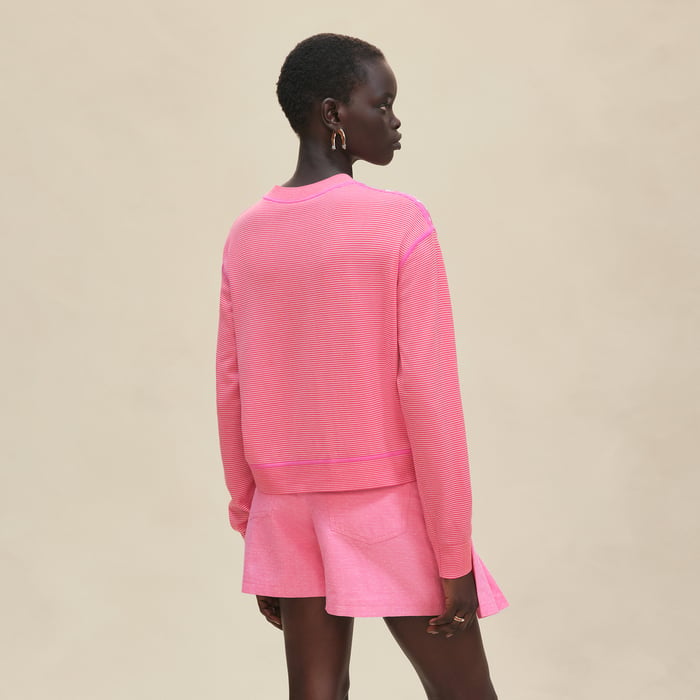 Rose Sakura "Candy Libris" Long-sleeve Twillaine Sweater