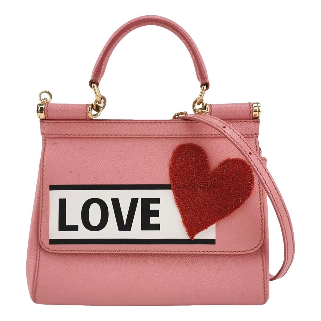 Dolce & Gabbana Sicily leather handbag