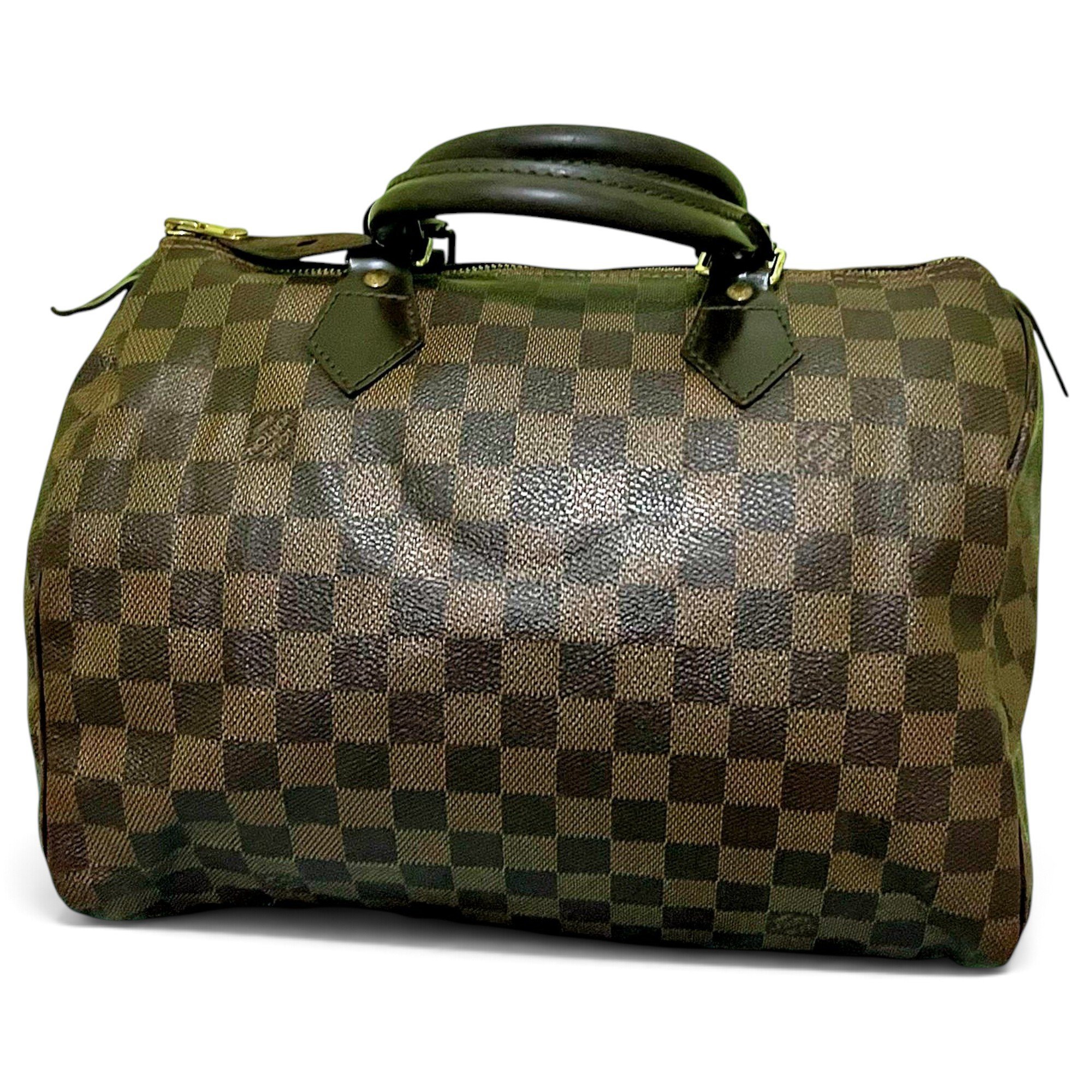 Speedy leather bowling bag