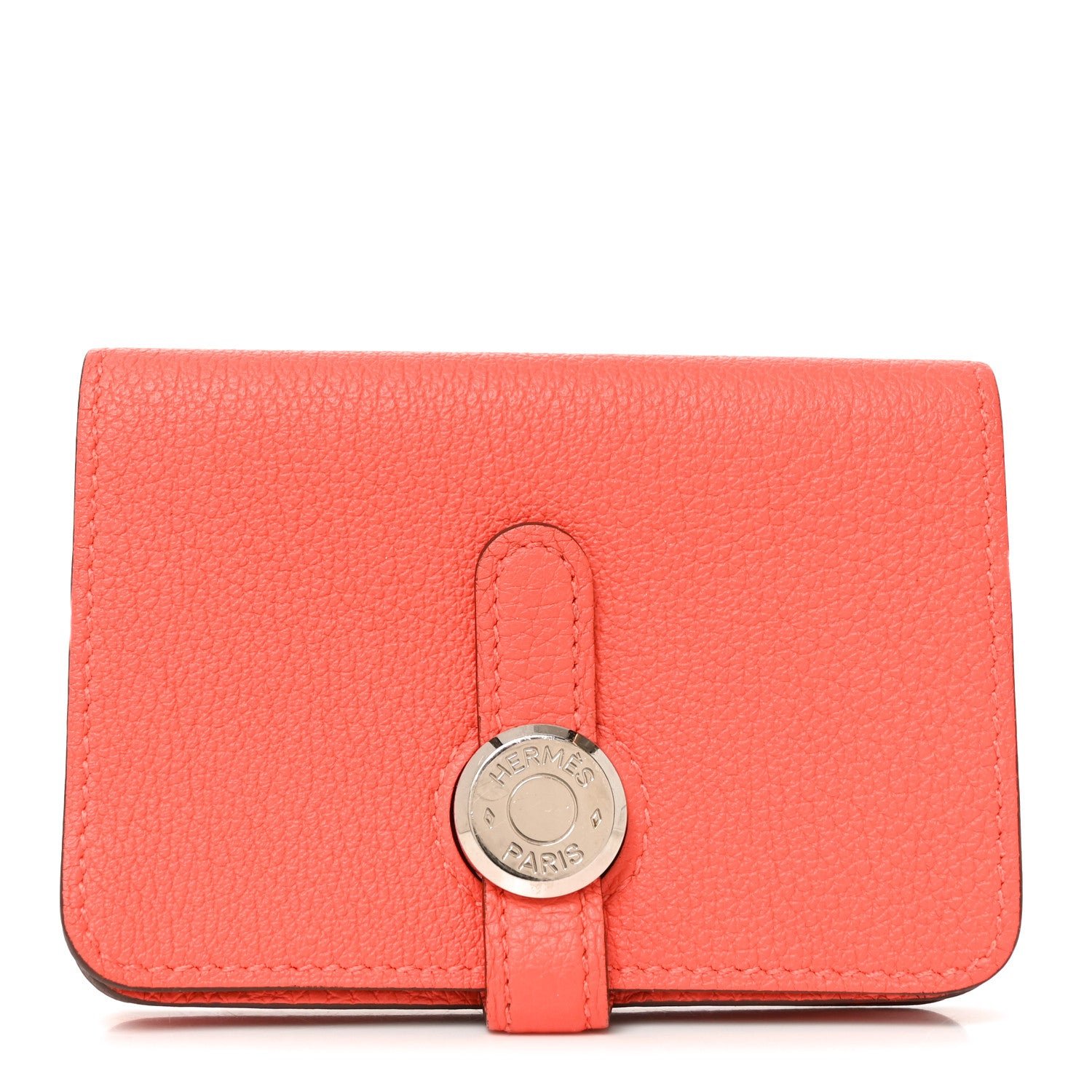 Hermes Hermes Togo Dogon Card Case Capucine