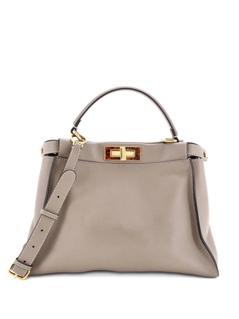 Peekaboo Bag Leather Regular satchel