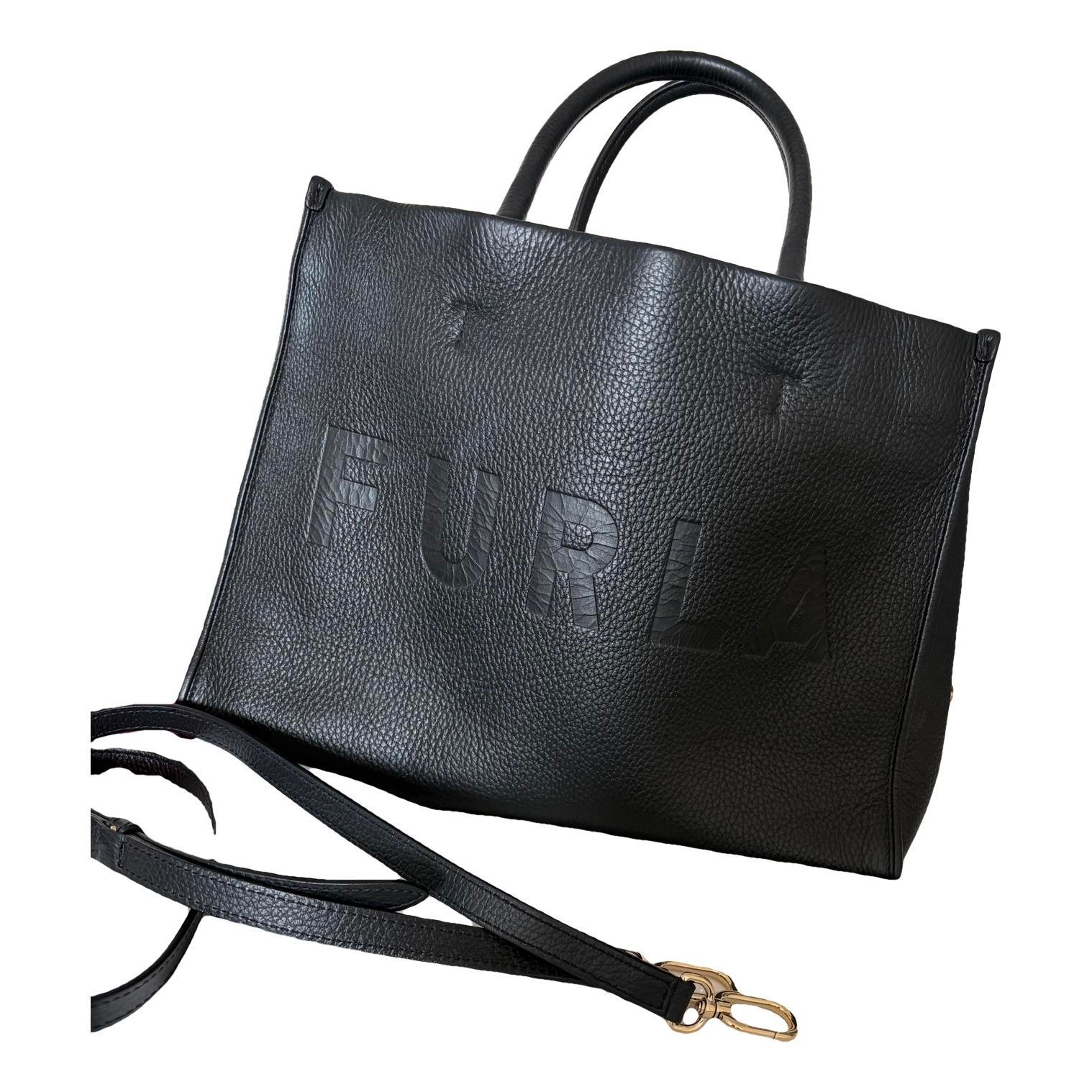 Leather tote