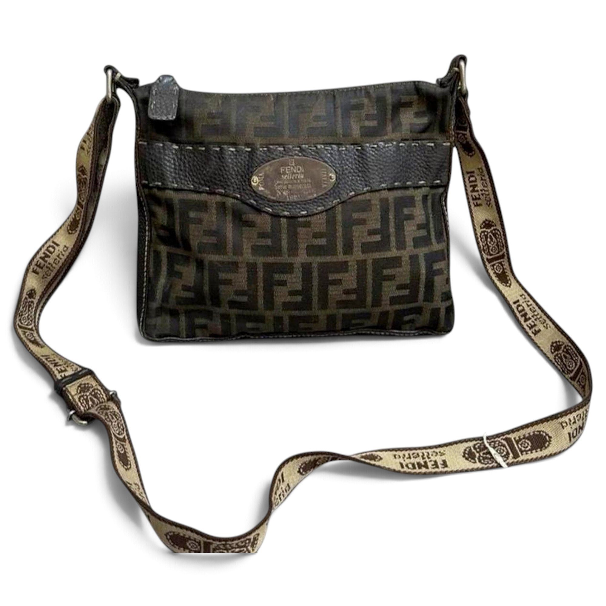 Leather crossbody bag