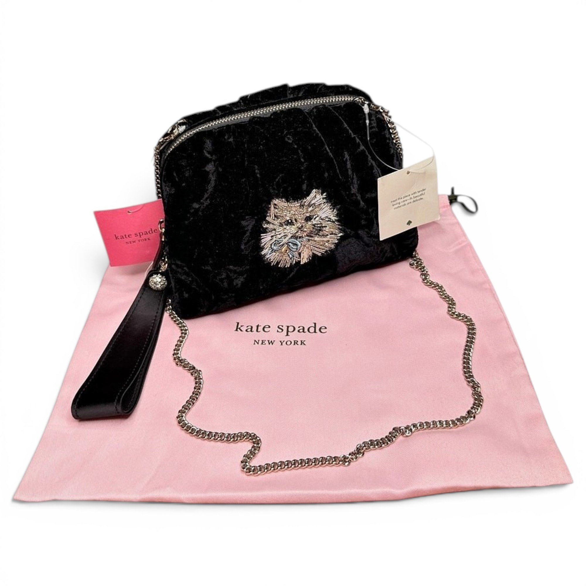 Velvet crossbody bag
