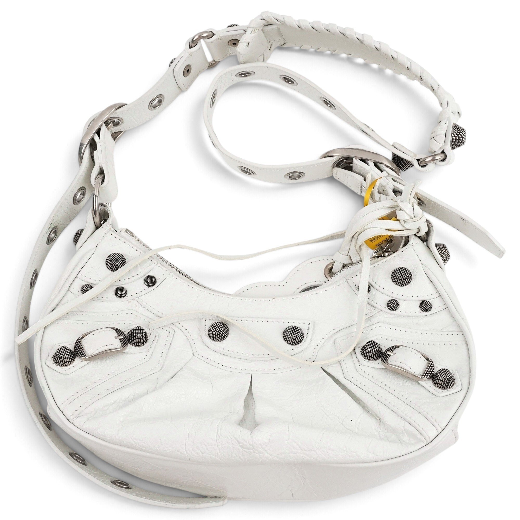 City leather handbag