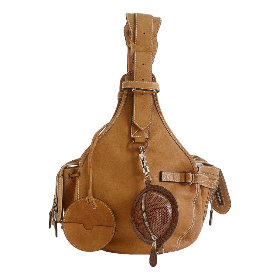 Leather handbag