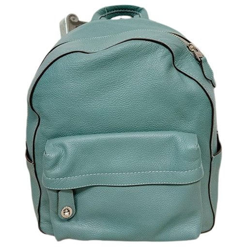 Leather backpack