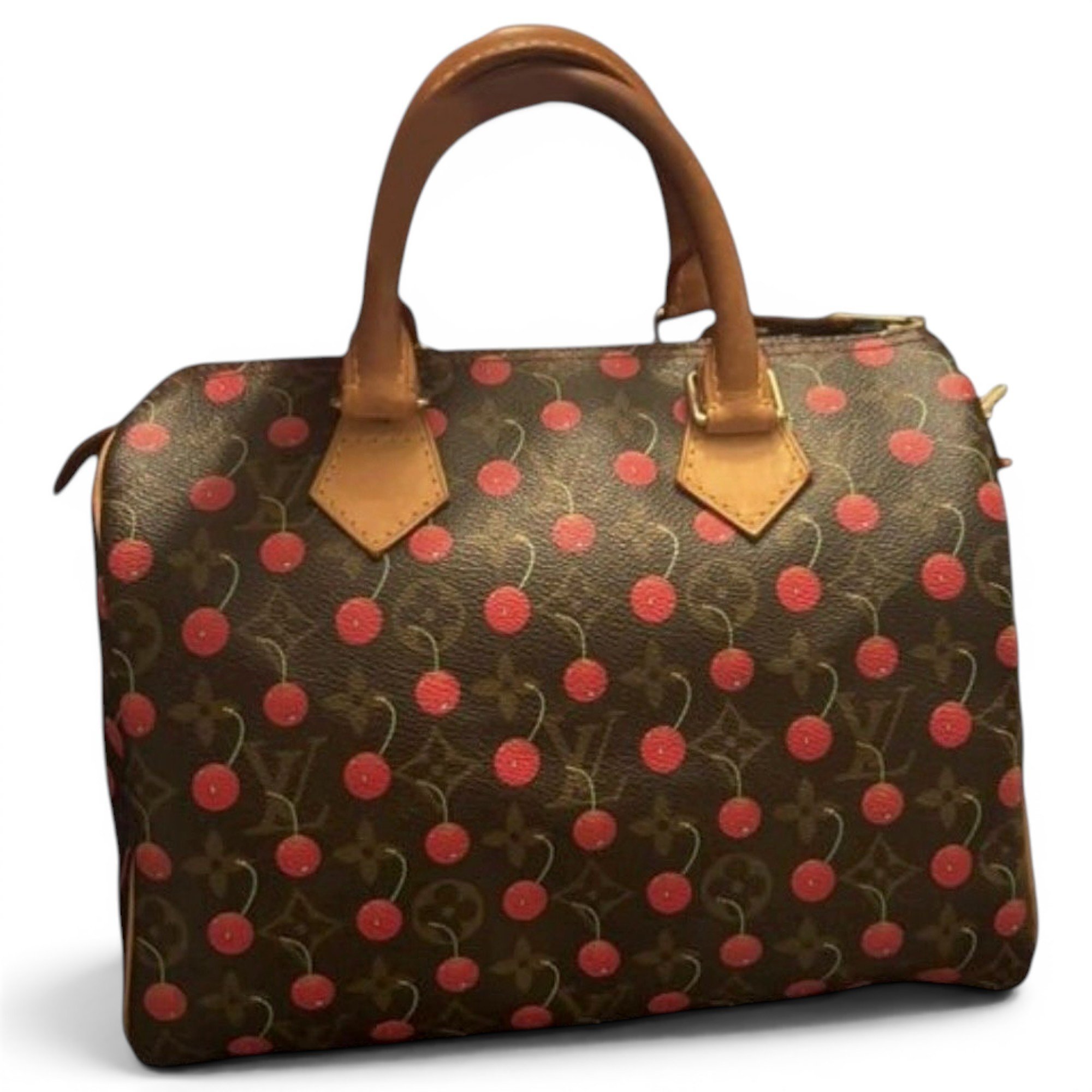 Speedy leather handbag