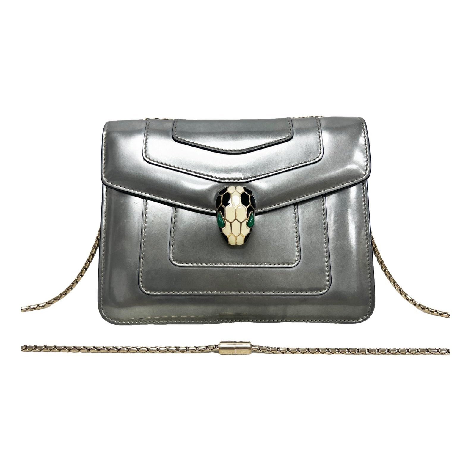 Serpenti leather crossbody bag