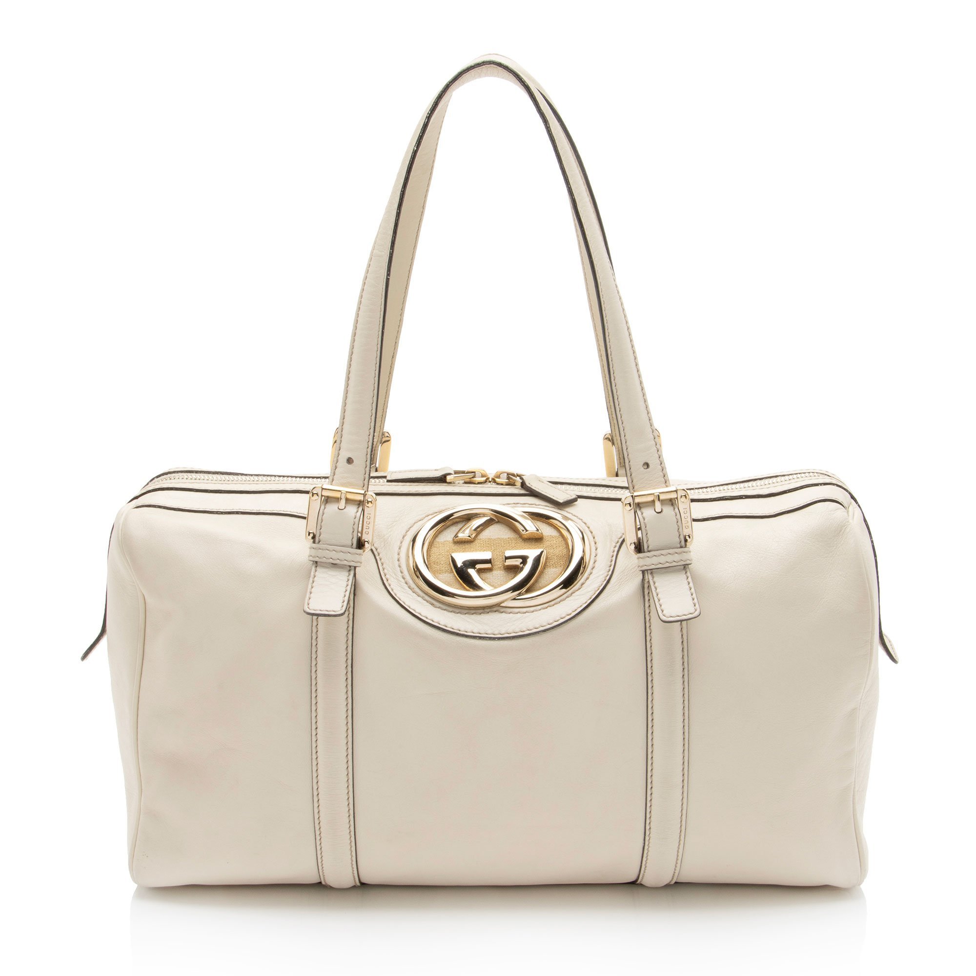 Leather satchel