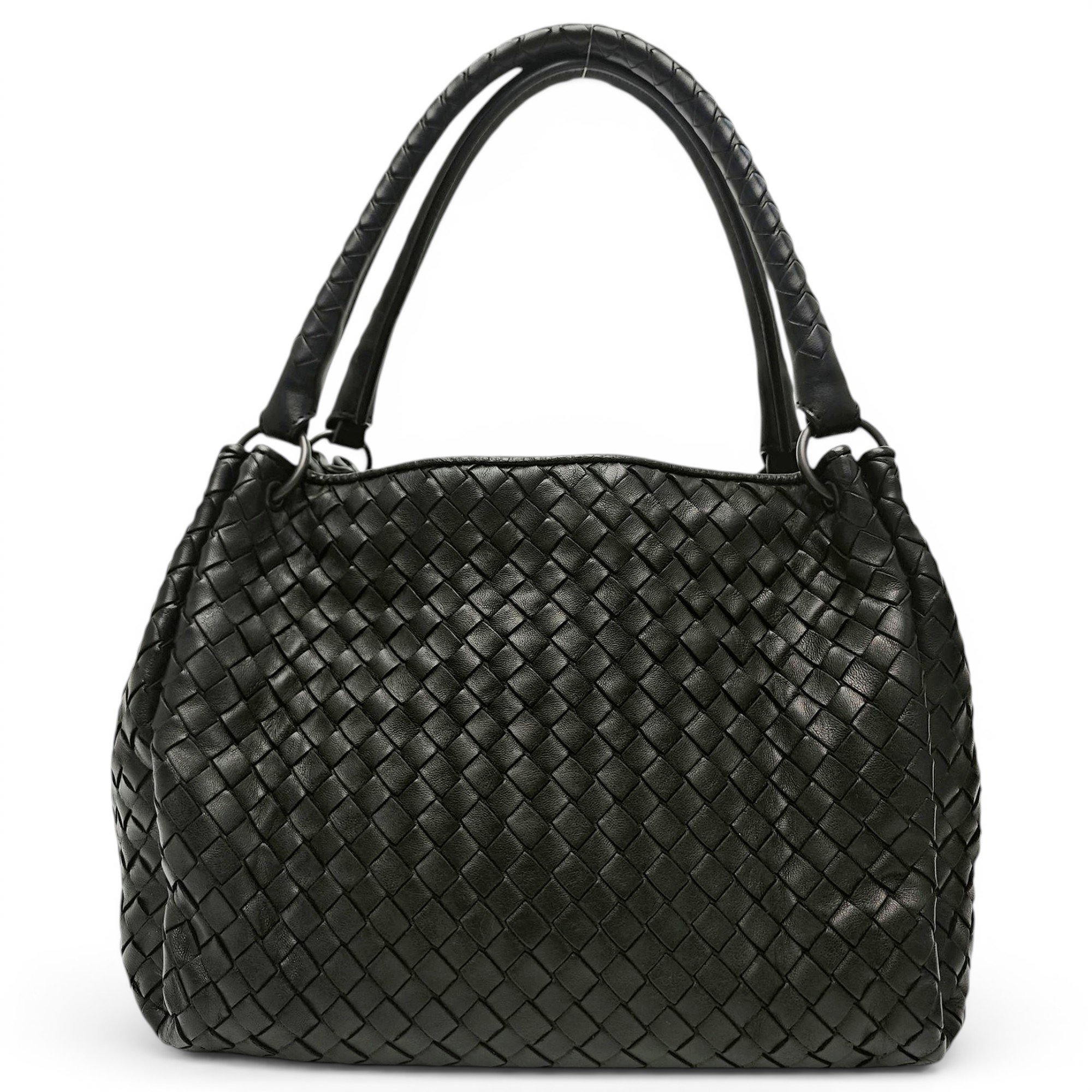 Parachute leather handbag