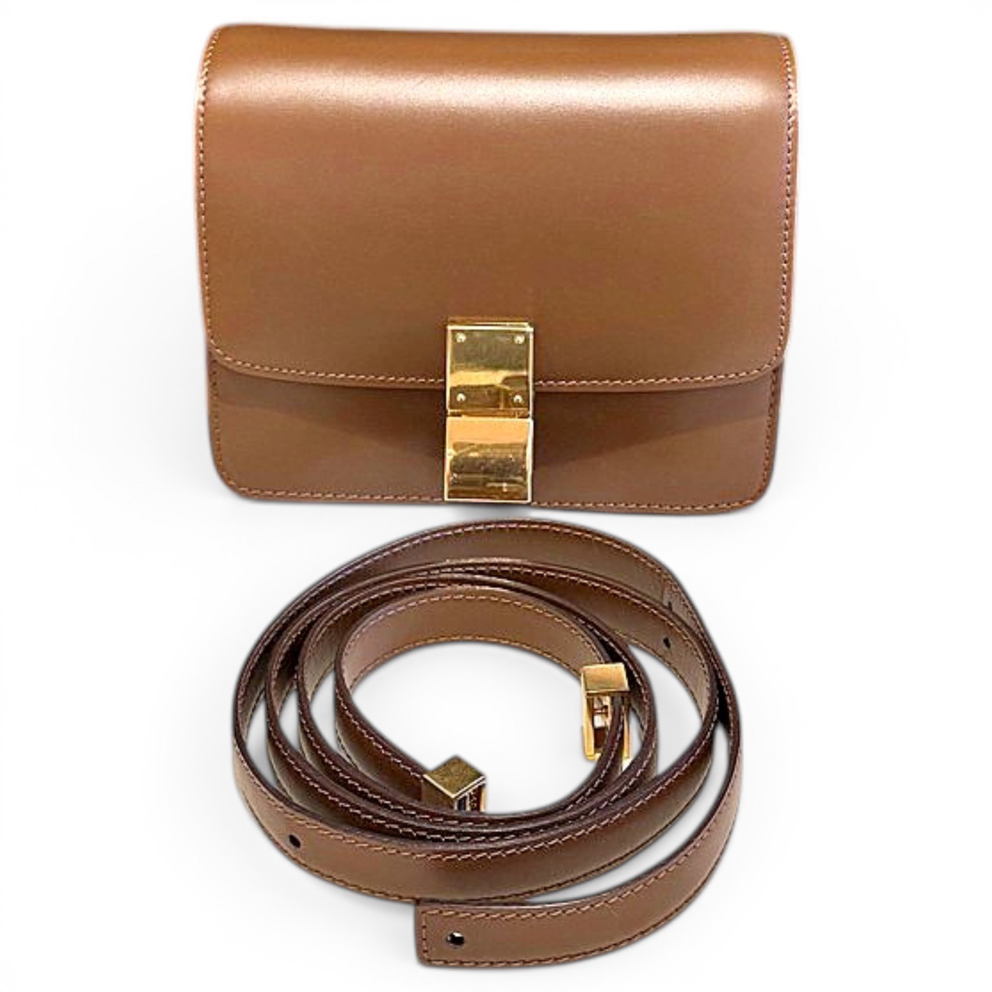 Classic leather handbag