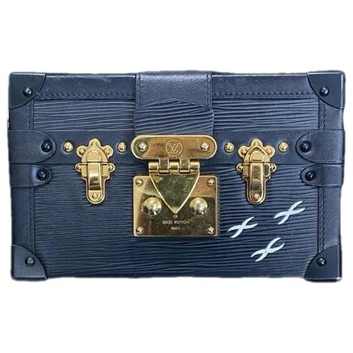 Petite Malle leather handbag