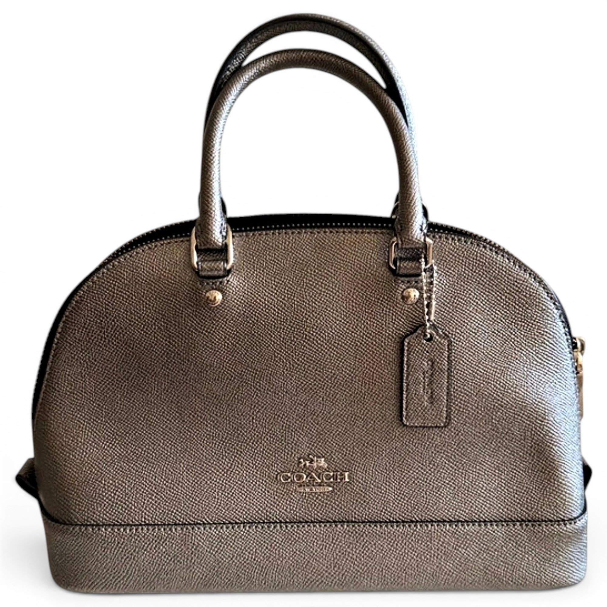 Cartable mini sierra leather crossbody bag