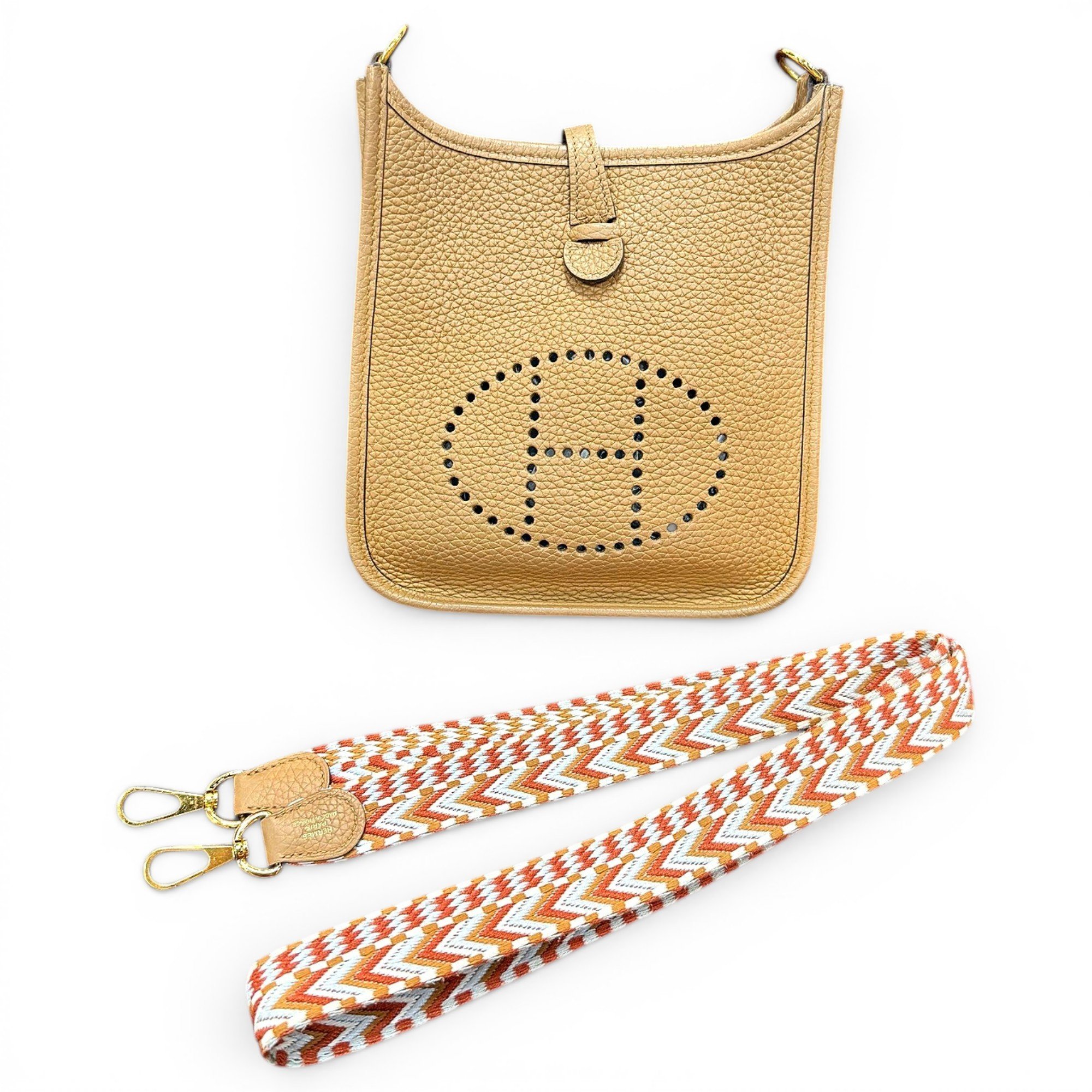 Mini Evelyne leather handbag