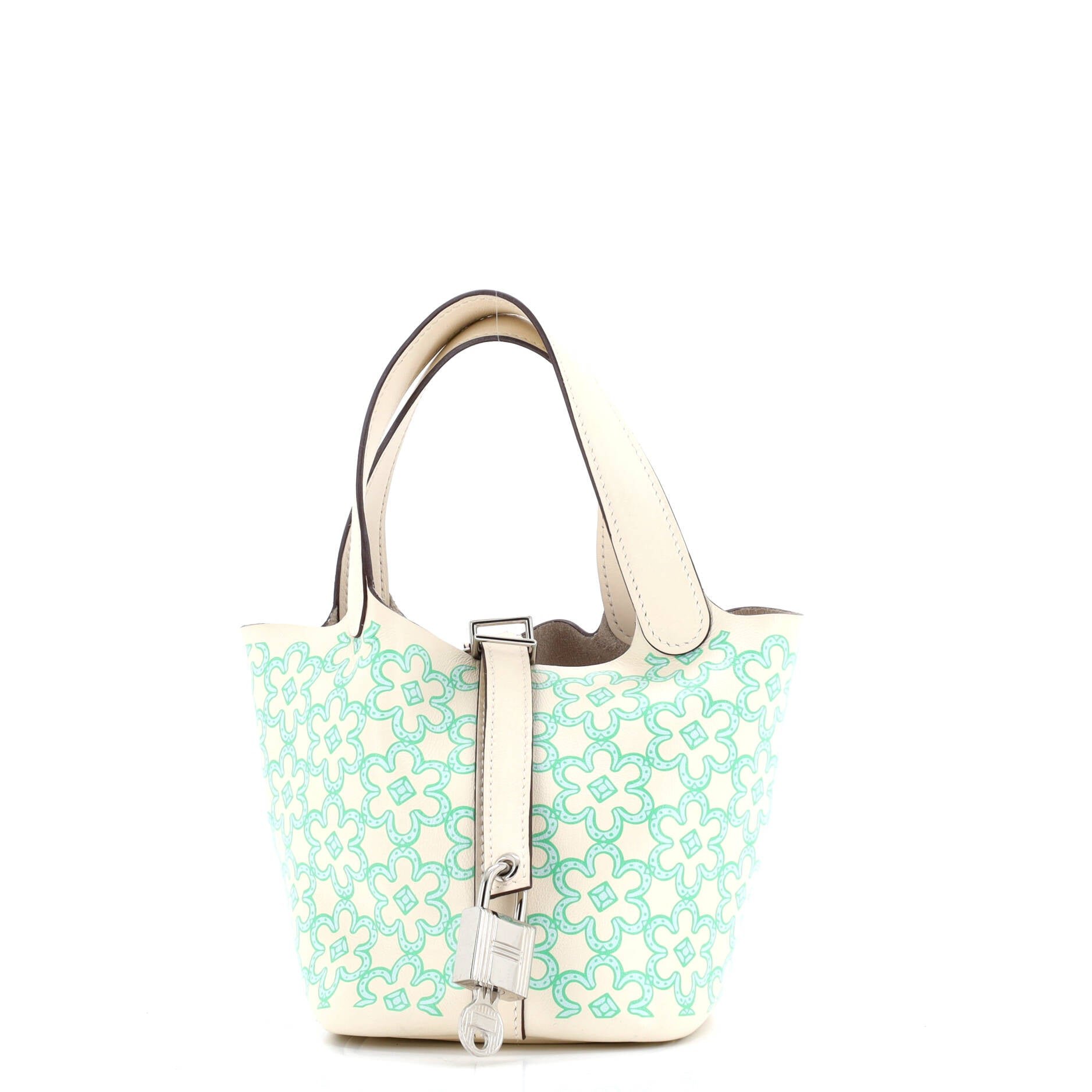 Hermes Picotin Lock Bag Lucky Daisy Printed Swift Micro