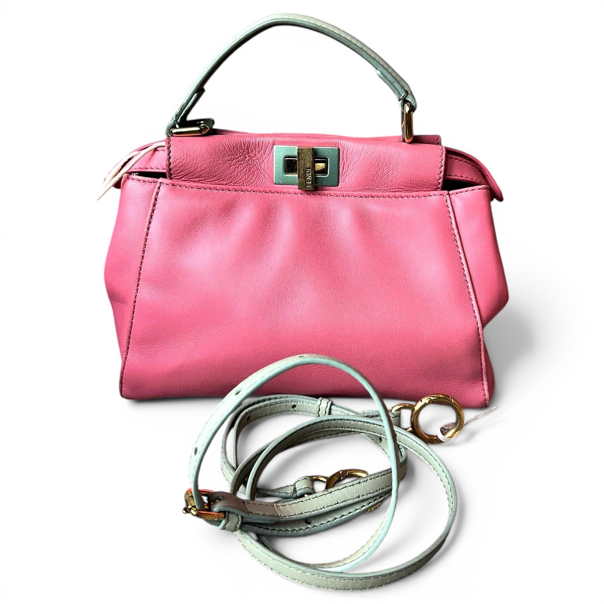 Peekaboo leather crossbody bag