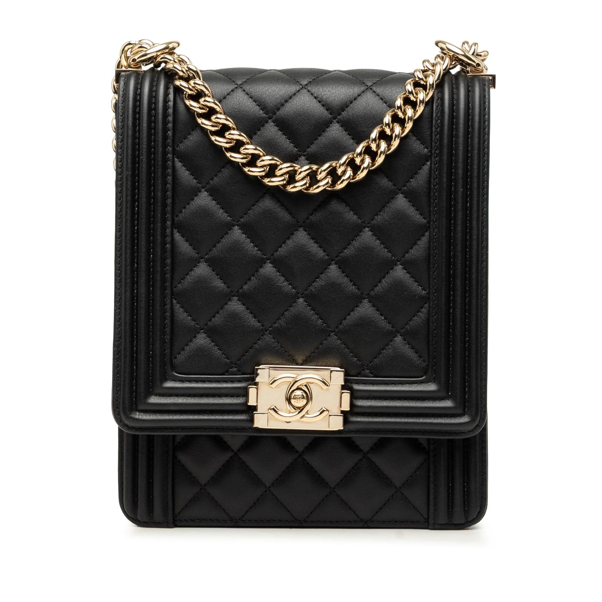 Boy leather crossbody bag