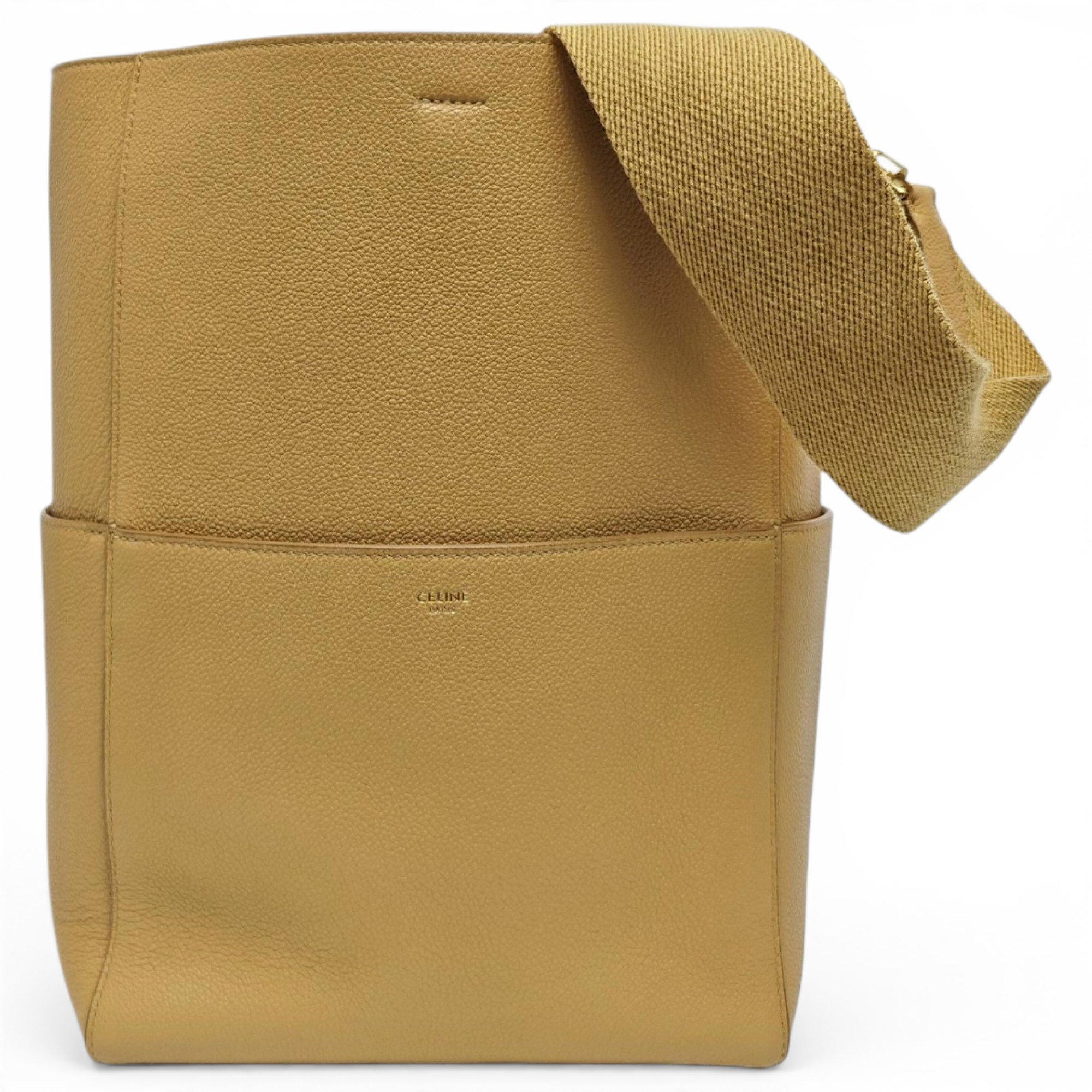 Seau Sangle leather handbag
