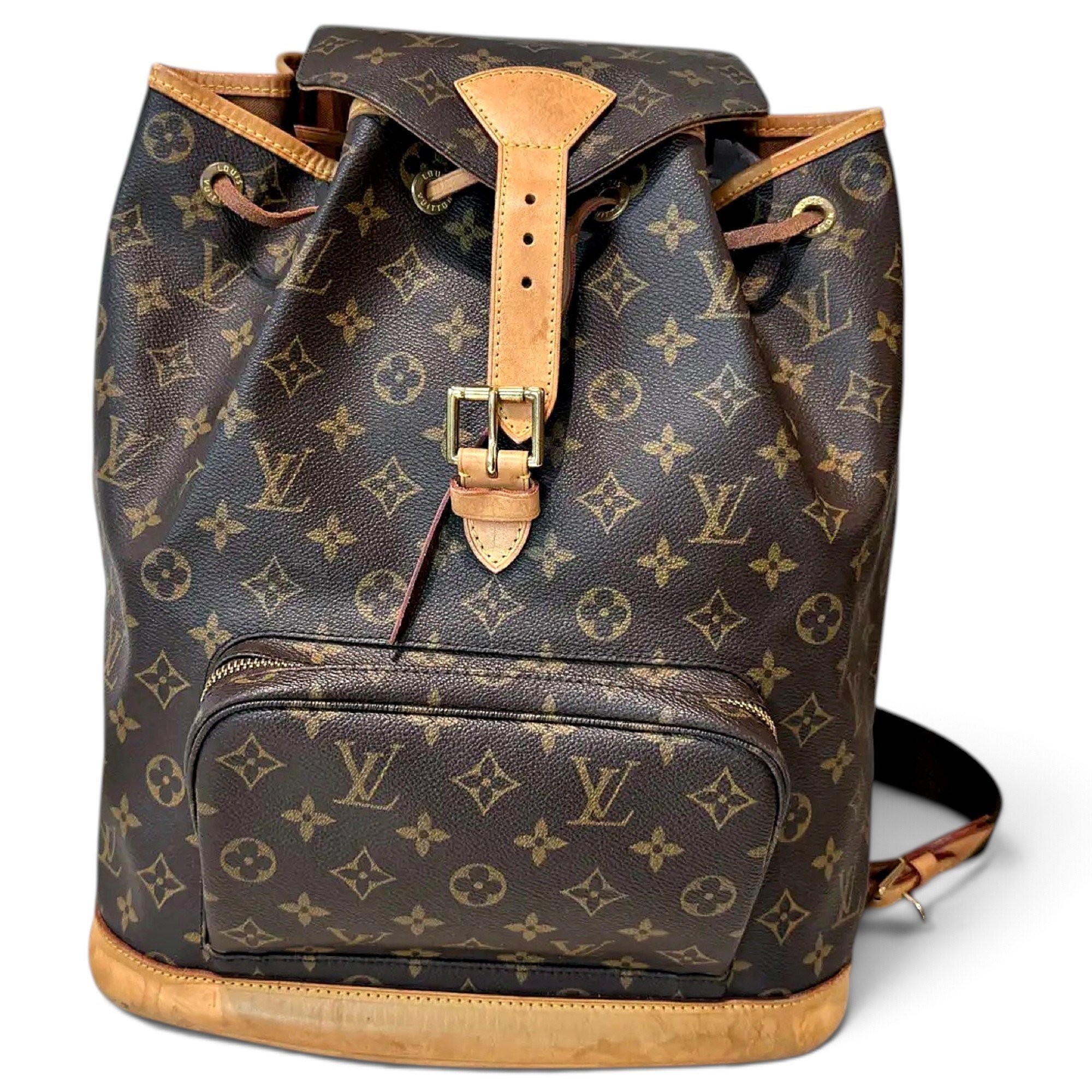 Montsouris Vintage vinyl backpack