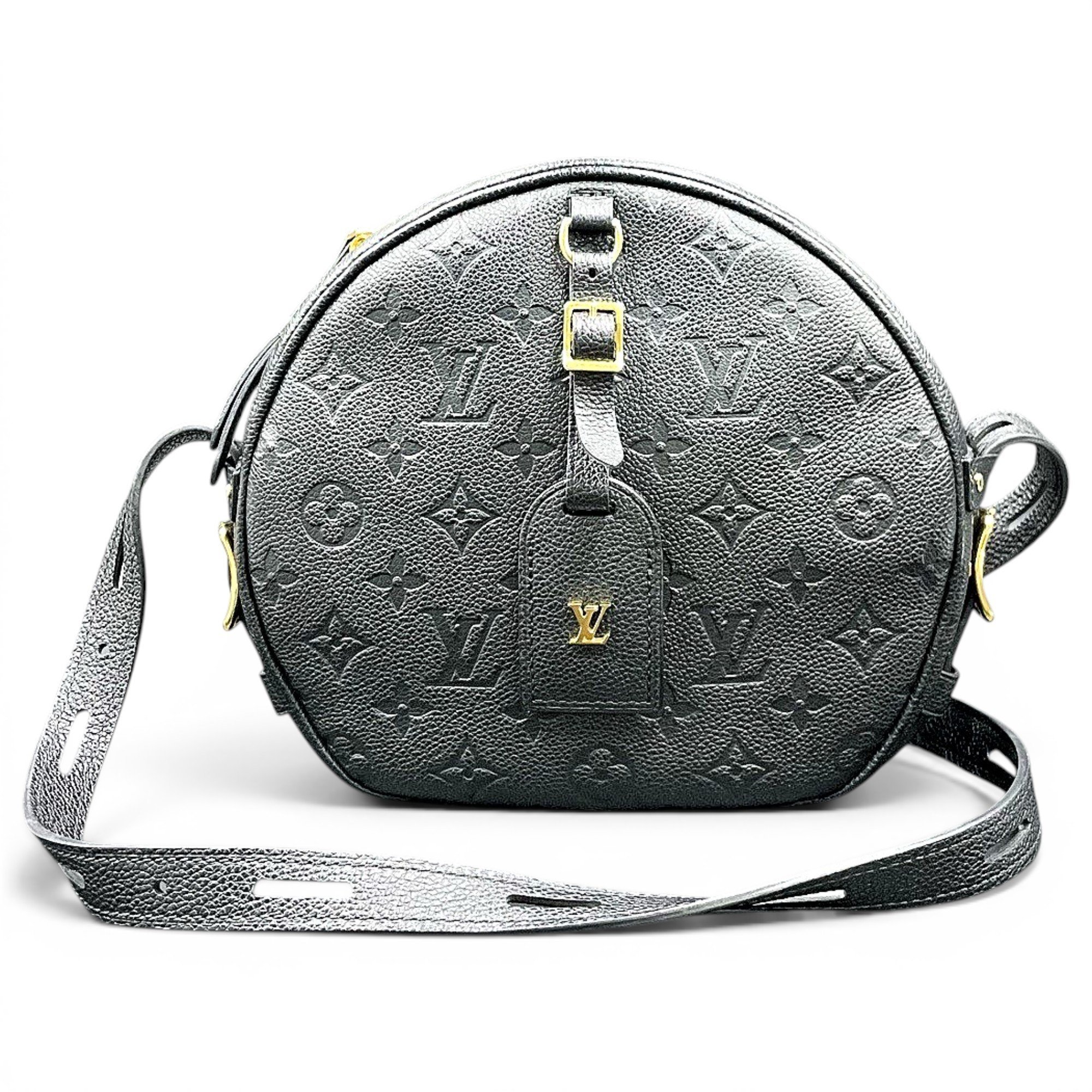 Boîte chapeau souple leather handbag