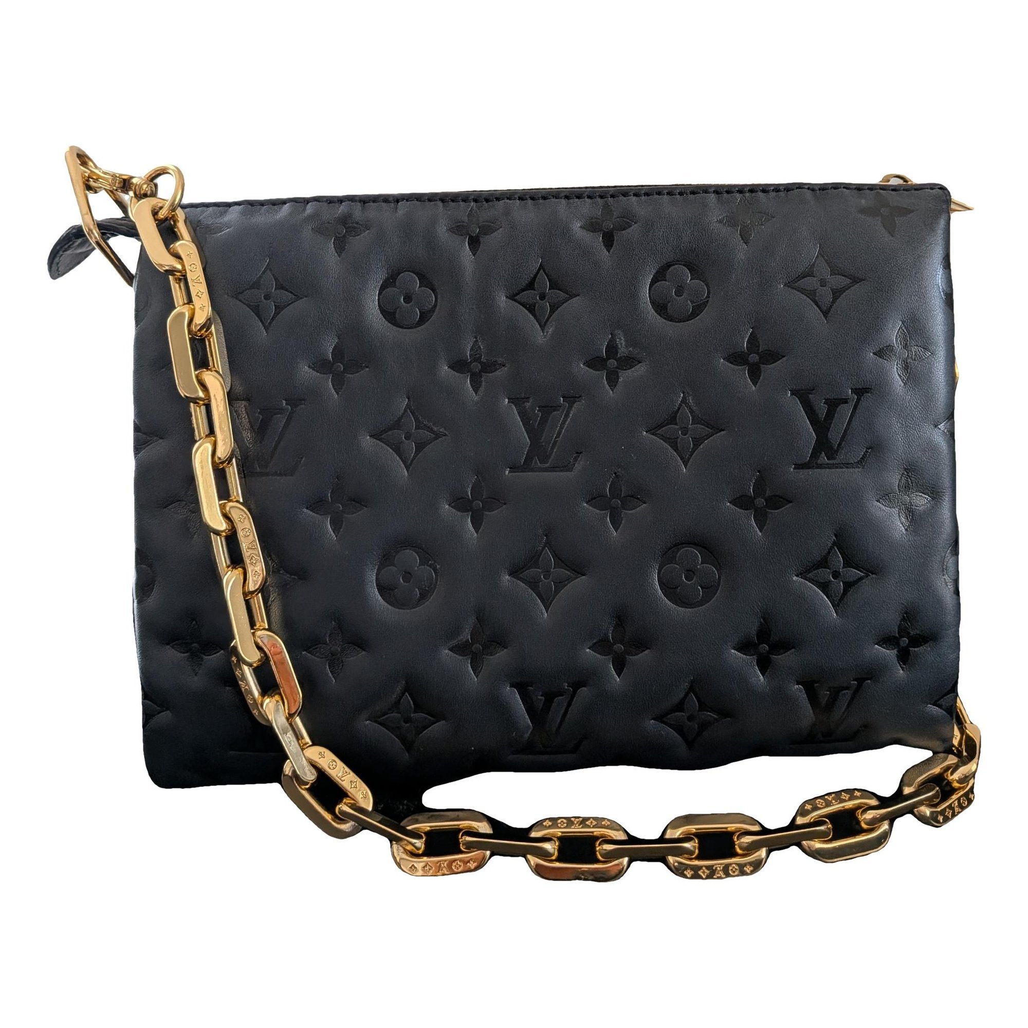 Coussin leather handbag